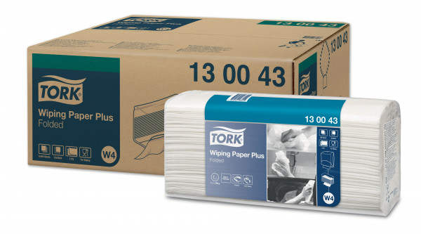 130043 Gevouwen top-pak W4 wit 2 lgs Tork 130043 Gevouwen top-pak W4 wit 2 lgs Tork
