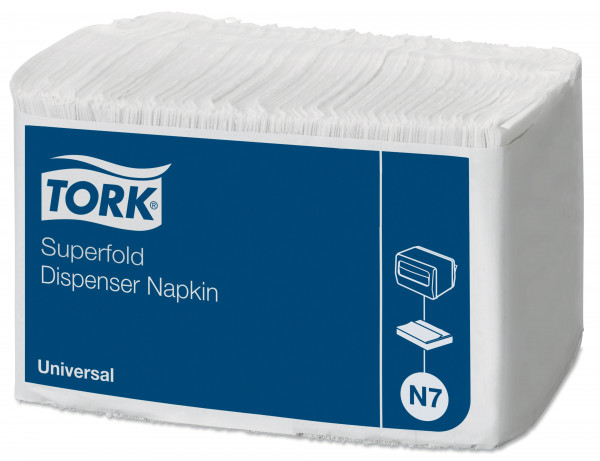Tork dispenserservet superfold N7 wit 5400 st Tork Tork dispenserservet superfold N7 wit 5400 st Tork