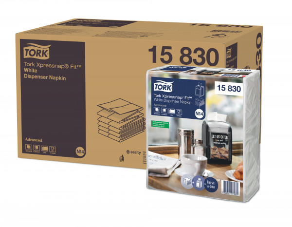 Tork xpresssnap fit dispenserservet N14 wit, 4320 st Tork Tork xpresssnap fit dispenserservet N14 wit, 4320 st Tork