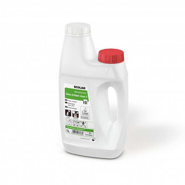 Doseerfles voor gloss brillant clean. Ecolab Doseerfles voor gloss brillant clean. Ecolab