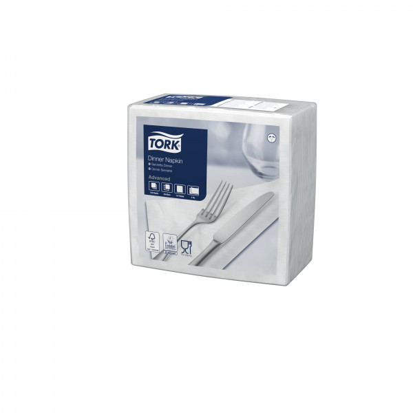 Tork dinnerservet 2-lgs 1/4 vouw 1800 st Tork Tork dinnerservet 2-lgs 1/4 vouw 1800 st Tork