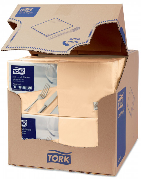 Tork Lunchservet 3-lgs 1/4 vouw Tork Tork Lunchservet 3-lgs 1/4 vouw Tork