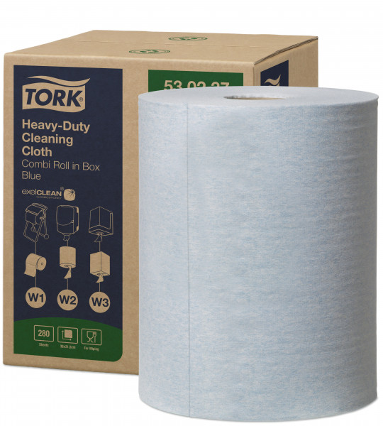 Combi rol in box W1/W2/W3 blauw Tork Combi rol in box W1/W2/W3 blauw Tork