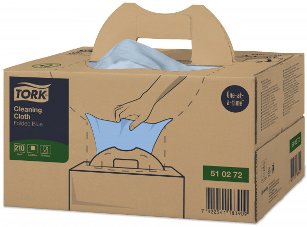 Gevouwen - Handy-box W 7 blauw Tork Gevouwen - Handy-box W 7 blauw Tork