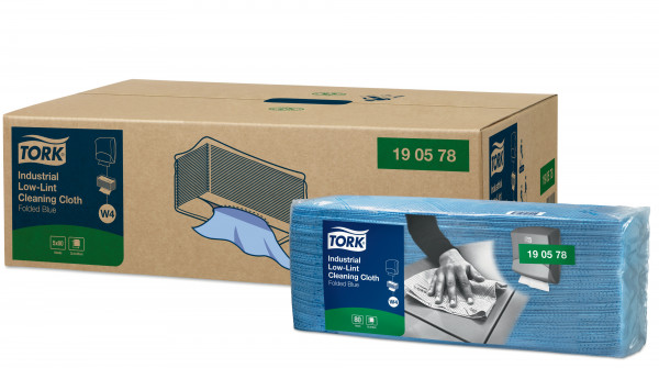 Gevouwen - Top-Pak W4 blauw Tork Gevouwen - Top-Pak W4 blauw Tork