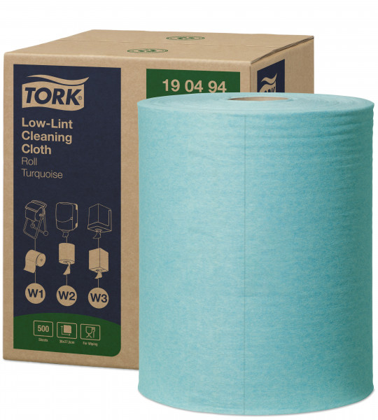 Combi rol in box W1/W2/W3 turquoise Tork Combi rol in box W1/W2/W3 turquoise Tork