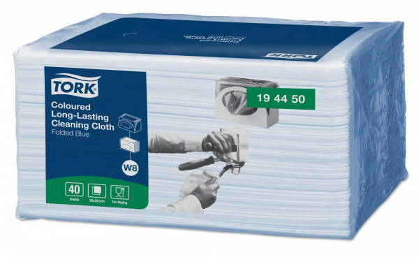 Gevouwen - Small pack W8 blauw Tork Gevouwen - Small pack W8 blauw Tork