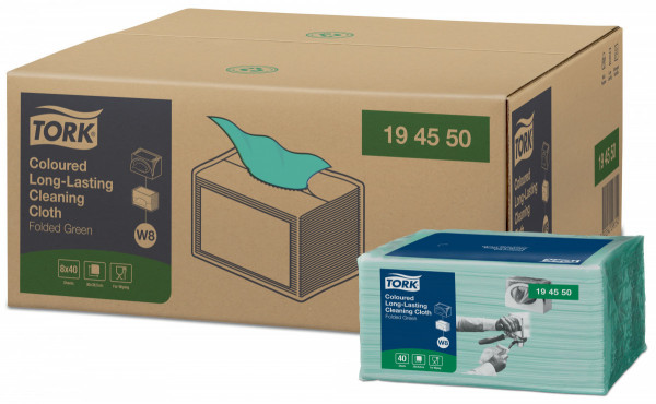 Gevouwen Small pack W8 groen Tork Gevouwen Small pack W8 groen Tork