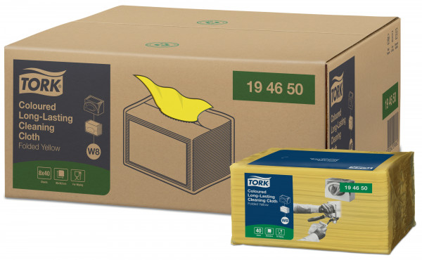 Gevouwen - small pack w8 geel Tork Gevouwen - small pack w8 geel Tork