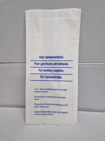 Hygienische zakjes papier 2500 st. Tork