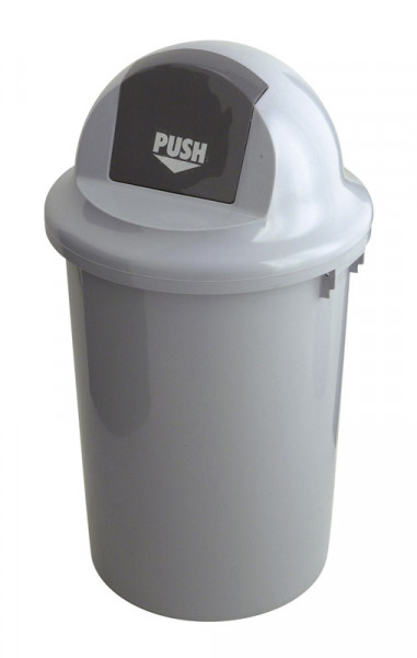 CB200060 Afvalbak kunststof met klapdeksel 60 l grijs Vepa bins CB200060 Afvalbak kunststof met klapdeksel 60 l grijs Vepa bins