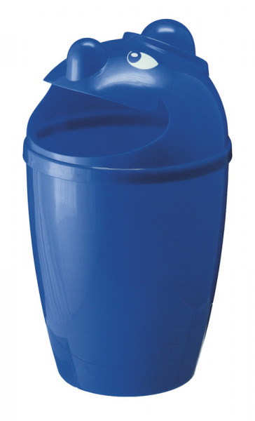 CB750100 Afvalbak met gezicht blauw Vepa bins CB750100 Afvalbak met gezicht blauw Vepa bins
