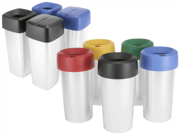 Iris Round open deksel zwart Vileda professional Iris Round open deksel zwart Vileda professional