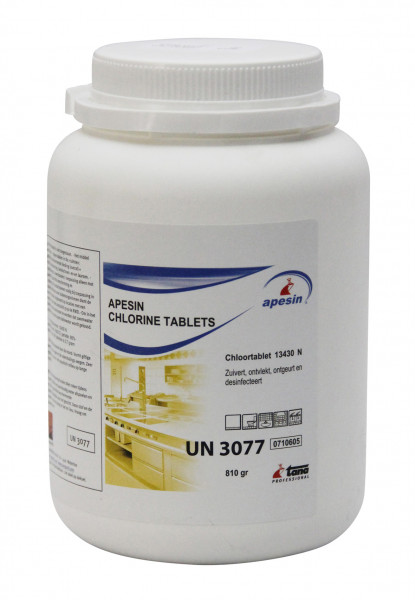 Apesin Chlorine tabs Werner en Mertz Apesin Chlorine tabs Werner en Mertz