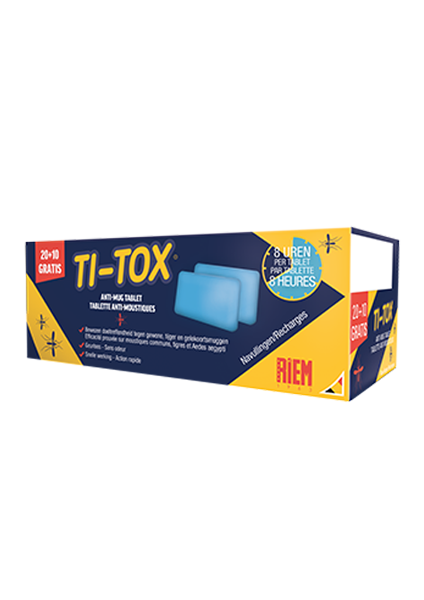 Ti-tox anti-mug tablet navulling Riem