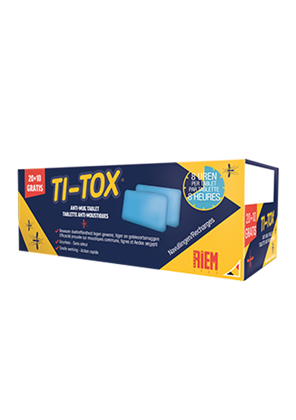 Ti-tox anti-mug tablet navulling Riem Ti-tox anti-mug tablet navulling Riem