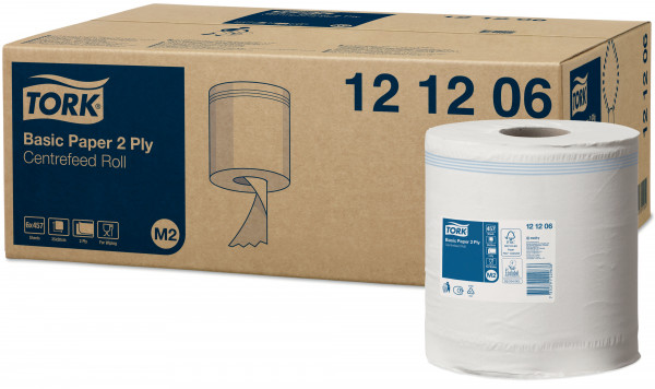 Basic centerfeed rol 2 lgs wit Tork Basic centerfeed rol 2 lgs wit Tork