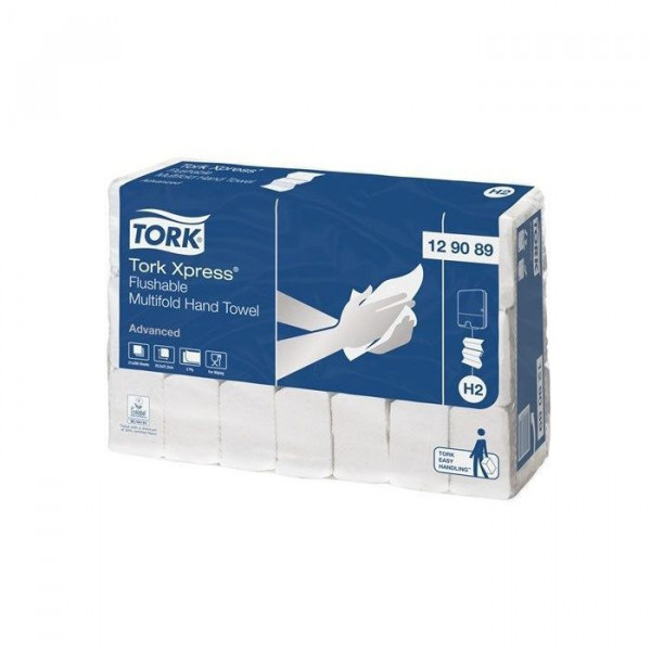 129089 Tork express oplosbare multifold handdoek H2 Tork 129089 Tork express oplosbare multifold handdoek H2 Tork