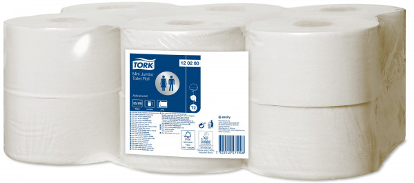Tork mini jumbo toiletpapier T2 Tork Tork mini jumbo toiletpapier T2 Tork
