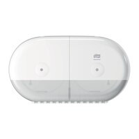 Tork smartone twin mini toiletpapier dispenser wit T9 Tork Tork smartone twin mini toiletpapier dispenser wit T9 Tork