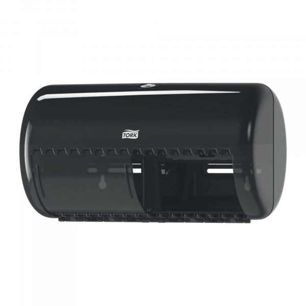 Tork traditioneel toiletpapier dispenser zwart T4 Tork Tork traditioneel toiletpapier dispenser zwart T4 Tork