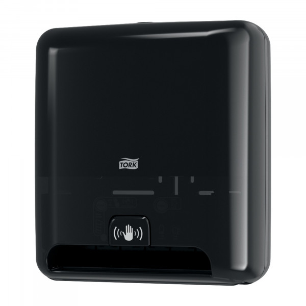Tork matic Sensor handdoekrol Dispenser - met intuition-sensor zwart H1 Tork Tork matic Sensor handdoekrol Dispenser - met intuition-sensor zwart H1 Tork