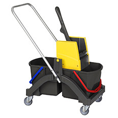 Aquva rolemmer 2x17l+pers+duwbeugel Vermop Aquva rolemmer 2x17l+pers+duwbeugel Vermop