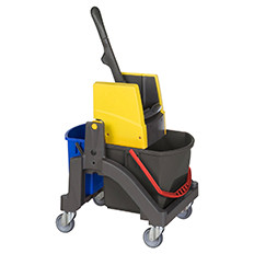 Aquva mopwagen 1x17l met blauw emmer Vermop Aquva mopwagen 1x17l met blauw emmer Vermop