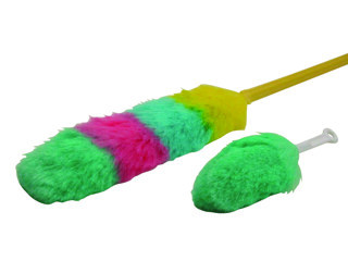 Plumeau multicolor mei li long + mini groen Bo Brush Plumeau multicolor mei li long + mini groen Bo Brush
