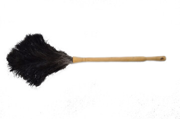 Plumeau struisveer houten steel 45 cm Bo Brush Plumeau struisveer houten steel 45 cm Bo Brush