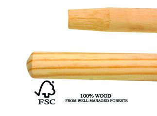 Steel hout 150 cmx28mm Bo Brush Steel hout 150 cmx28mm Bo Brush