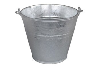 Emmer 12 l gegalvaniseerd Bo Brush