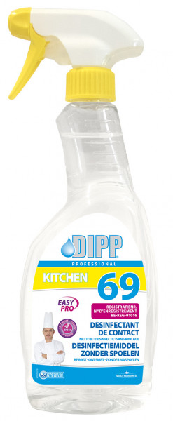 Dipp 69 keukenreiniger en desinfectiemiddel easy pro Innovis Dipp 69 keukenreiniger en desinfectiemiddel easy pro Innovis