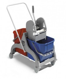 Werkwagen Nick 30 l grijs+hendel+pers TTS Werkwagen Nick 30 l grijs+hendel+pers TTS