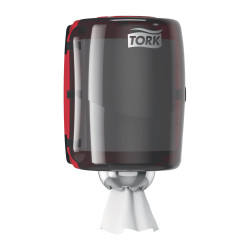 Tork centerfeed dispenser rood/zwart M2 Tork