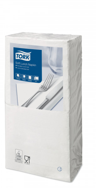Tork Lunchservet 3-lgs 1/4 vouw Tork