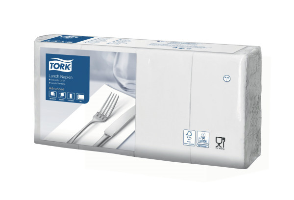 Tork Lunchservet 2 lgs 1/8 vouw Tork