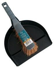 Stoffer en blik linea metaal + coco Bo Brush Stoffer en blik linea metaal + coco Bo Brush