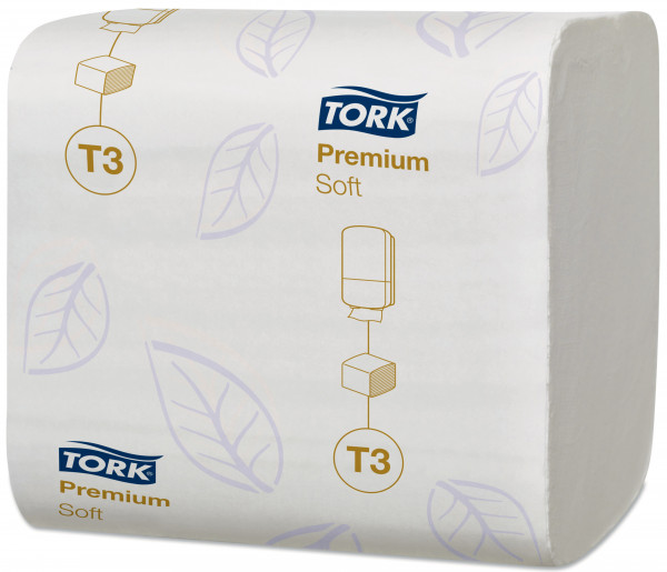 Tork zacht gevouwen toiletpapier. T3 Tork